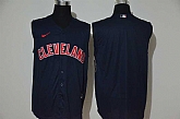Indians Blank Black Nike Cool Base Sleeveless Jersey,baseball caps,new era cap wholesale,wholesale hats